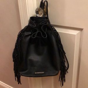 NWT Victoria’s Secret Leather Satchel Backpack